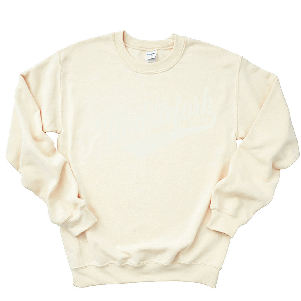 Vintage Script Middlefork ~ Crewneck Sweatshirt ~ Middlefork Elementary School