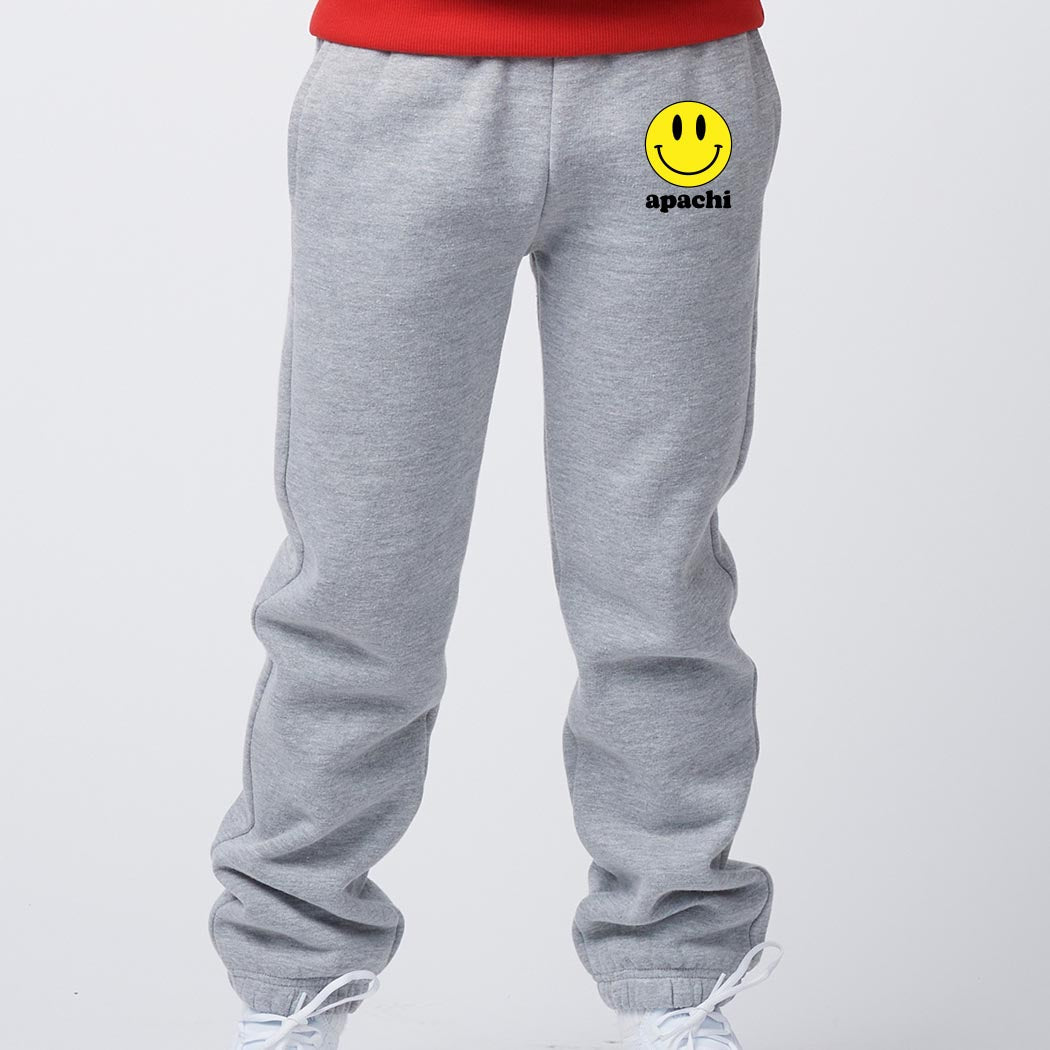 Vintage Smiley ~ Youth Sweatpants ~ Apachi Day Camp