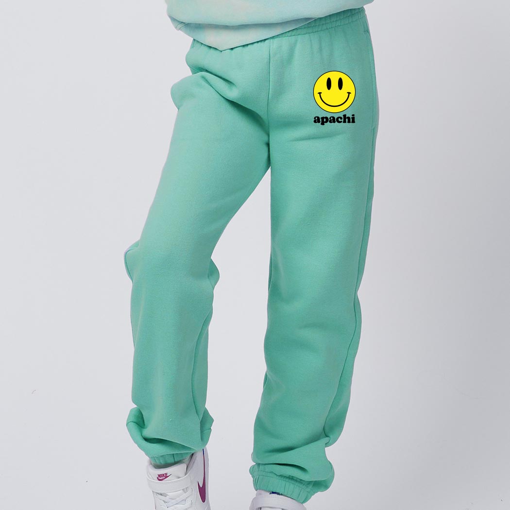 Vintage Smiley ~ Youth Sweatpants ~ Apachi Day Camp