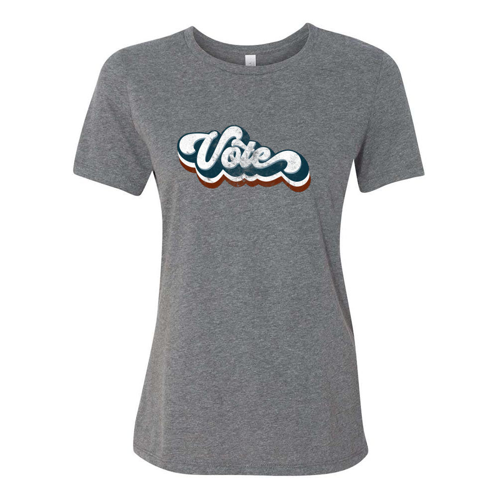 Vintage Vote ~ Women's Relaxed Jersey T-Shirt ~ LWV of Wilmette