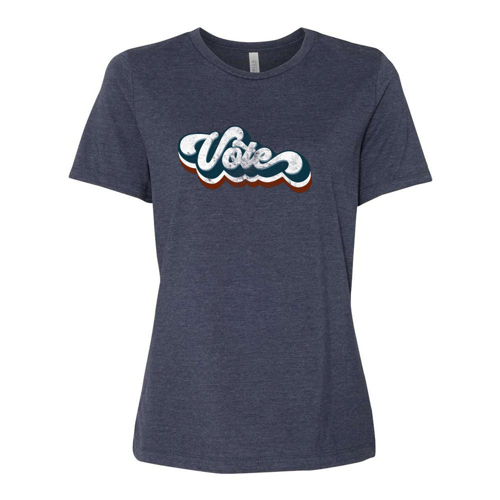 Vintage Vote ~ Women's Relaxed Jersey T-Shirt ~ LWV of Wilmette