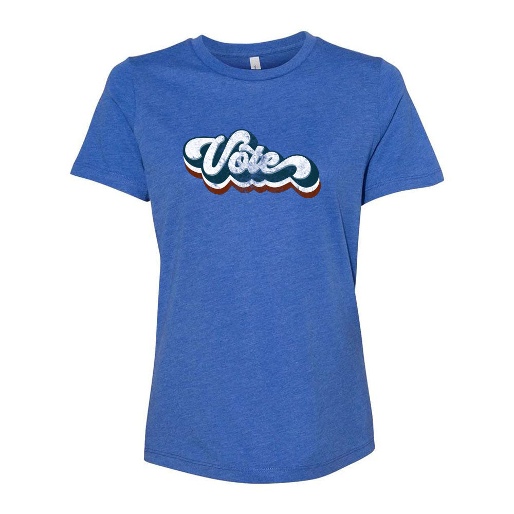Vintage Vote ~ Women's Relaxed Jersey T-Shirt ~ LWV of Wilmette