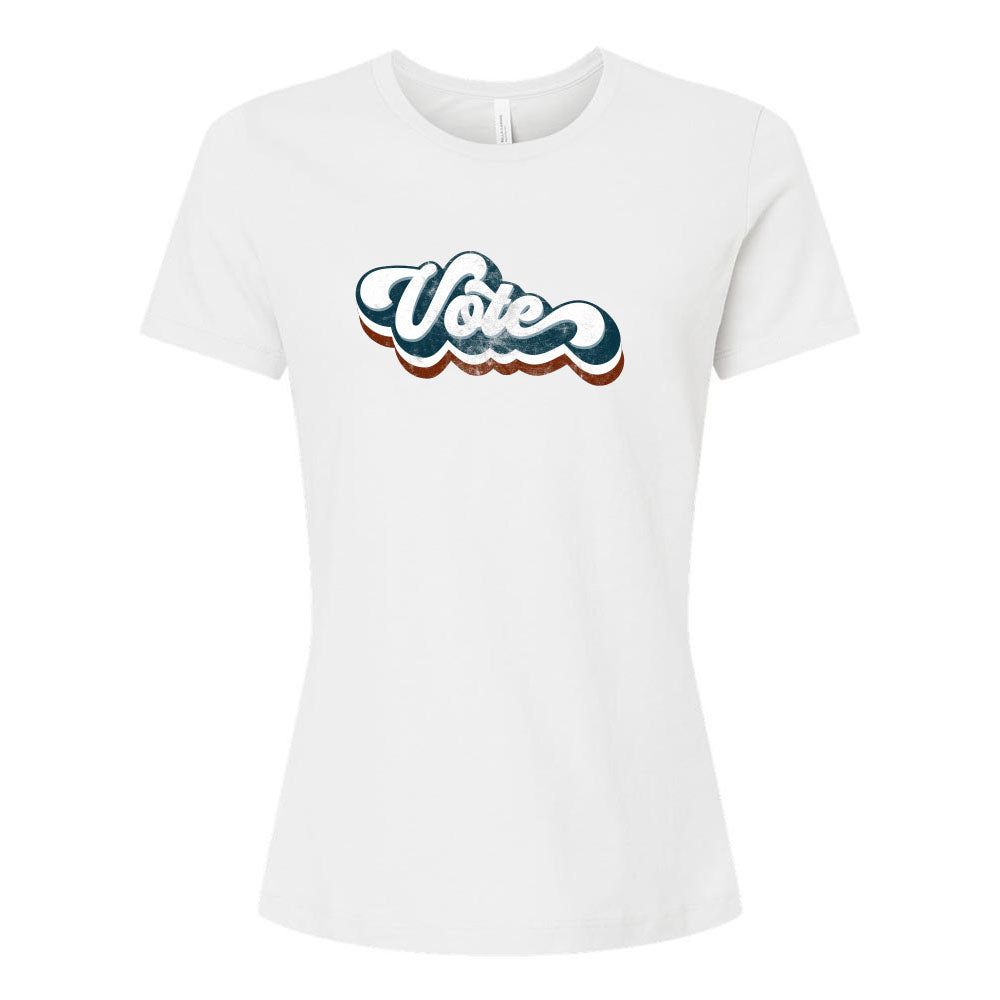 Vintage Vote ~ Women's Relaxed Jersey T-Shirt ~ LWV of Wilmette