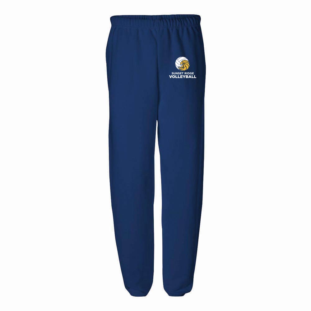 VOLLEYBALL SWEATPANTS ~ SUNSET RIDGE ~ youth and adult ~ classic unisex fit