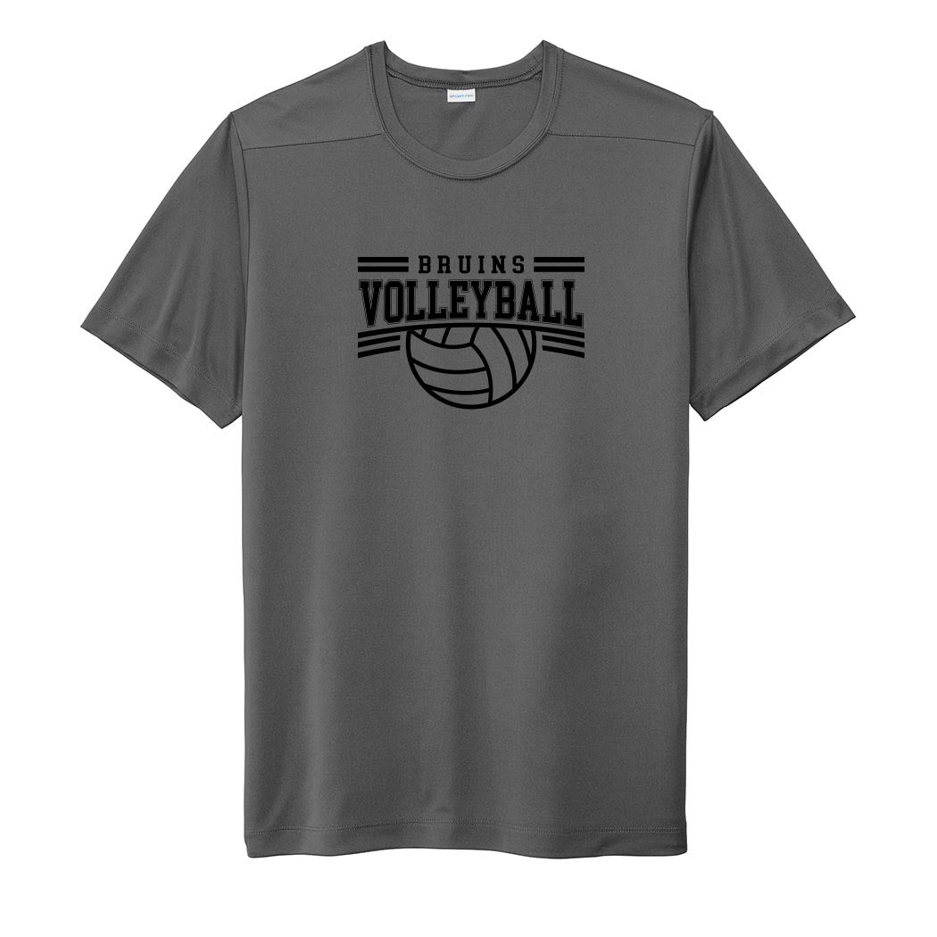 Volleyball ~ Performance Tee ~ St. Robert Bellarmine Academy-dark smoke grey