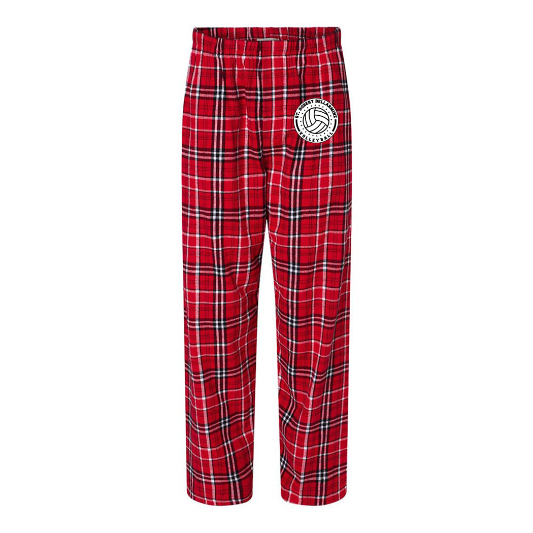 Volleyball Badge ~ Flannel Pants ~ St. Robert Bellarmine Academy