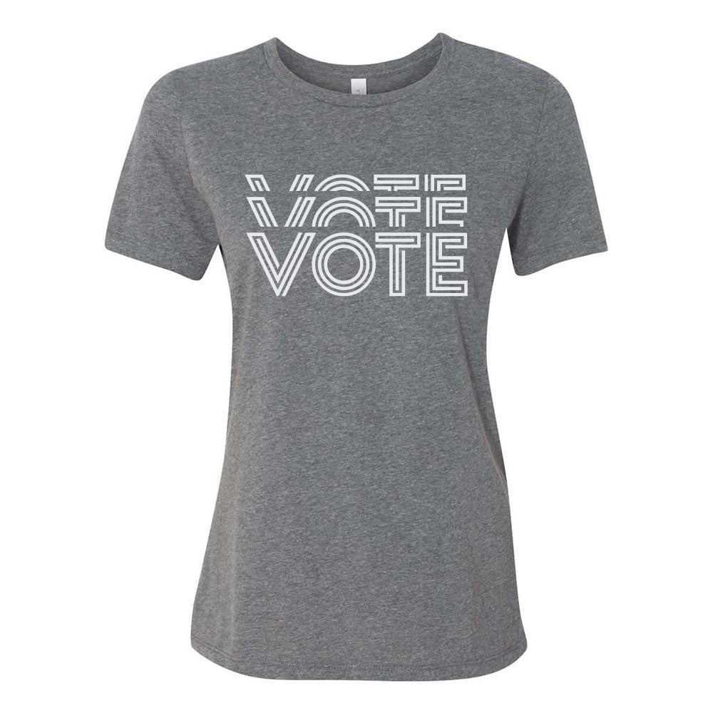 Vote Deco ~ Women's Relaxed Jersey T-Shirt ~ LWV of Wilmette