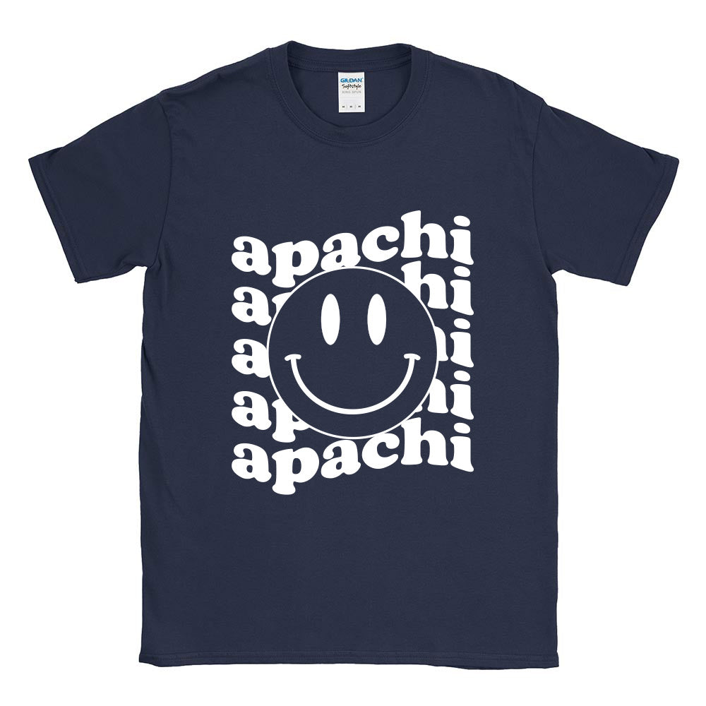WAVY SMILEY TEE ~ APACHI DAY CAMP ~ youth ~ classic unisex fit