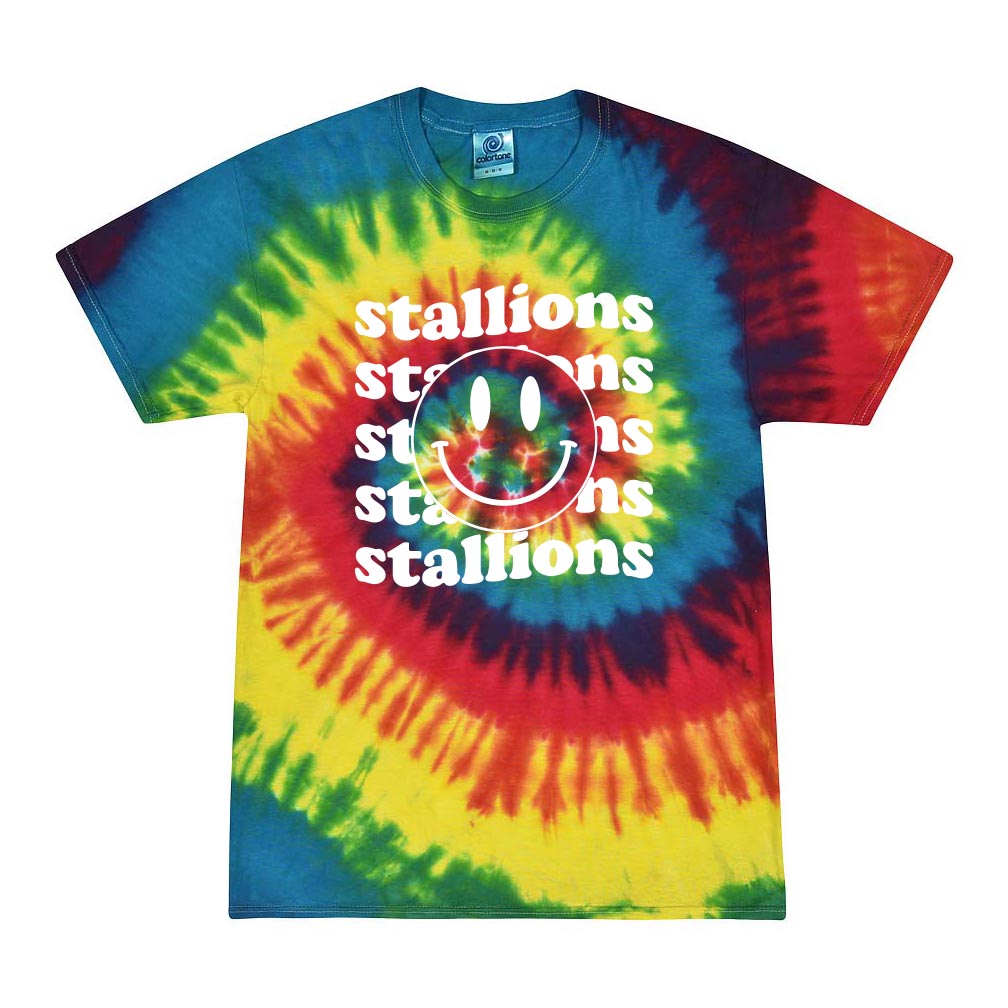 WAVY SMILEY TIE DIE TEE ~ NETTELHORST SCHOOL ~ toddler, youth, & adult ~ classic unisex fit