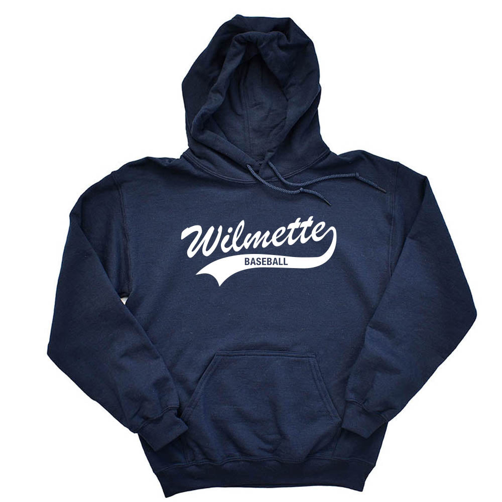 Travel Team Personalized ~ Hoodies ~ Wilmette Baseball