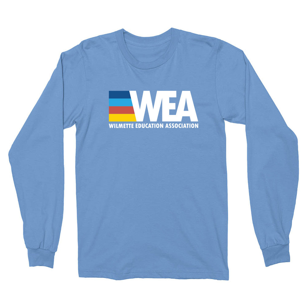 WEA Nation ~ Cotton Long Sleeve T-Shirt ~ Wilmette Education Association