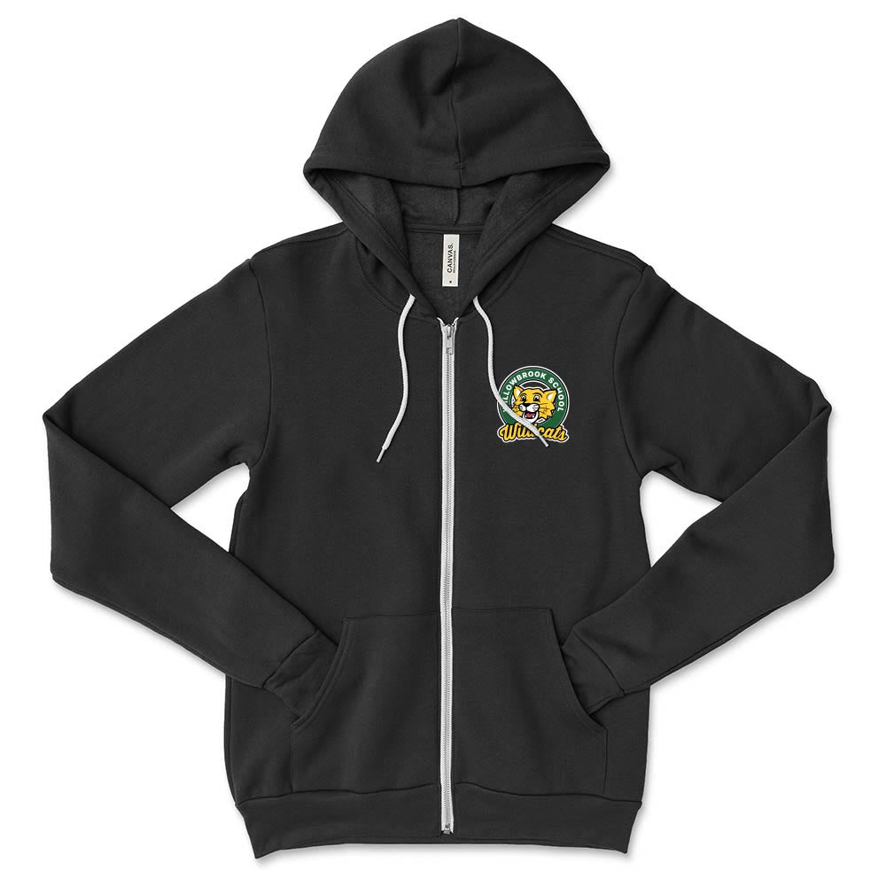 WILLOWBROOK BADGE ZIP HOODIE ~ WILLOWBROOK ELEMENTARY ~ youth & adult ~ classic unisex fit