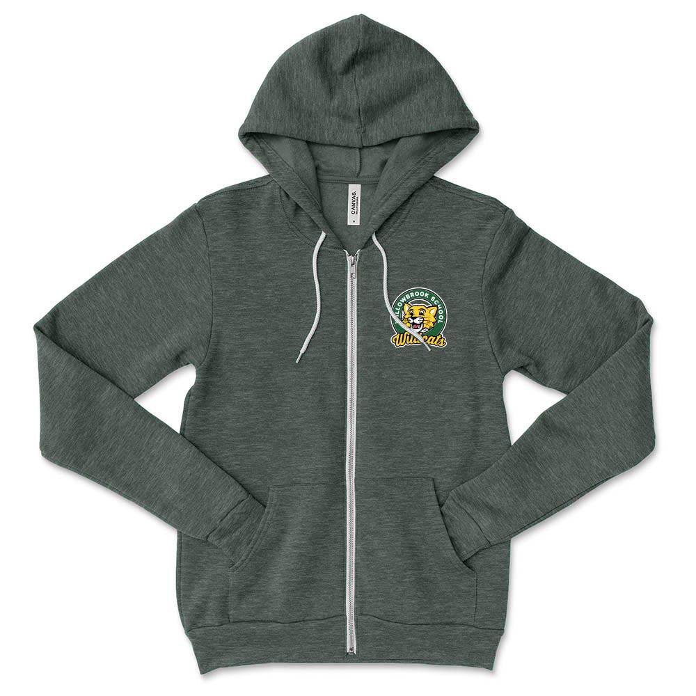 WILLOWBROOK BADGE ZIP HOODIE ~ WILLOWBROOK ELEMENTARY ~ youth & adult ~ classic unisex fit