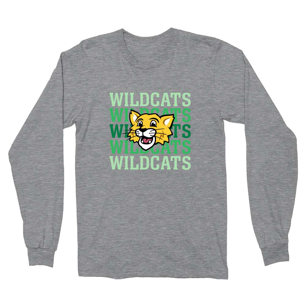 MASCOT REPEATER LONG SLEEVE TEE ~ WILLOWBROOK ELEMENTARY ~  youth & adult ~ classic unisex fit