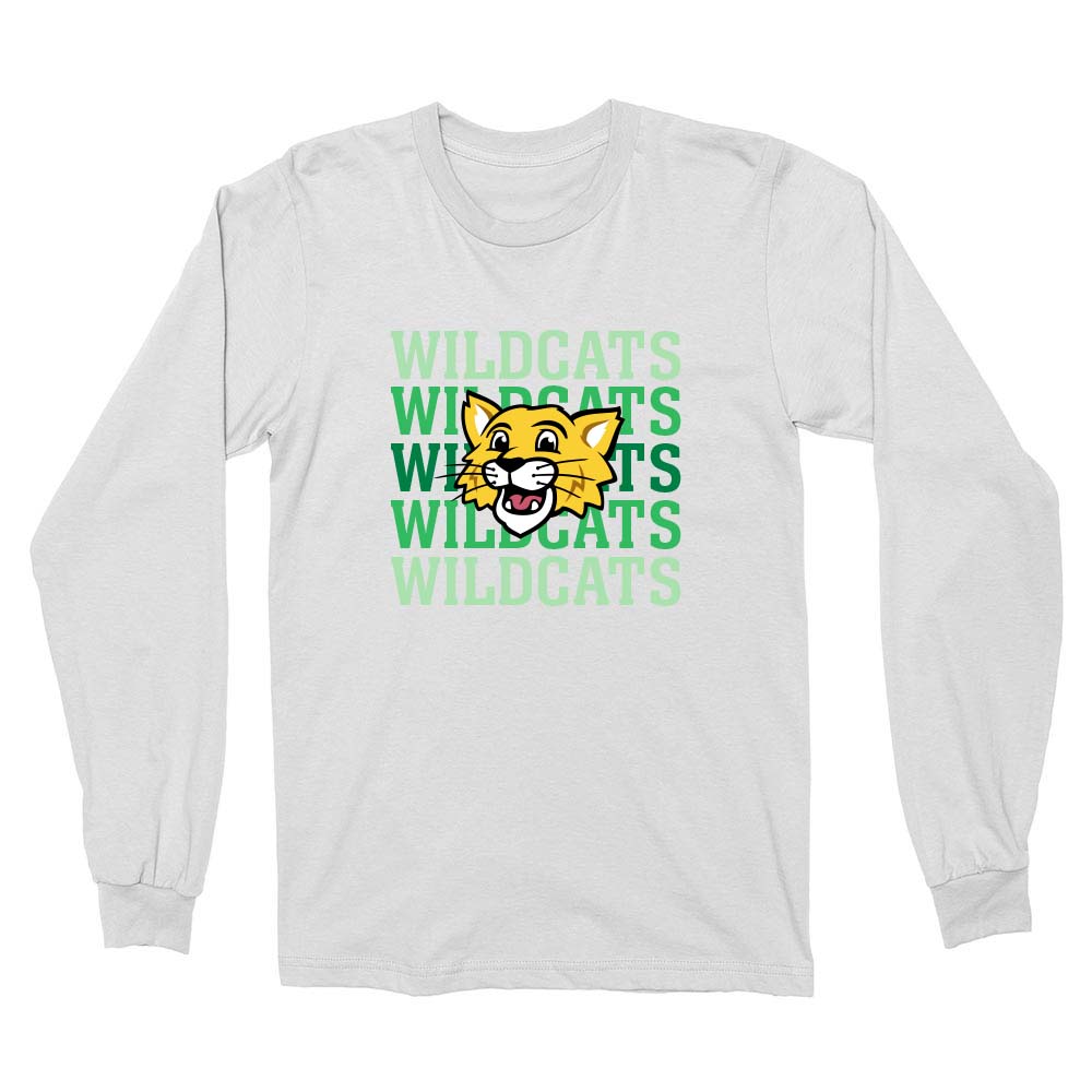 MASCOT REPEATER LONG SLEEVE TEE ~ WILLOWBROOK ELEMENTARY ~  youth & adult ~ classic unisex fit