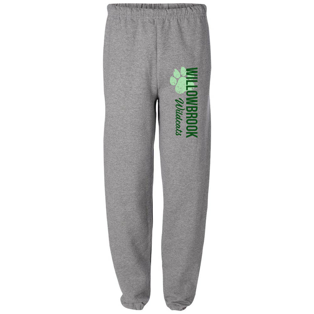 WILOWBROOK SWEATPANTS ~ WILLOWBROOK ELEMENTARY ~ youth & adult ~ classic unisex fit