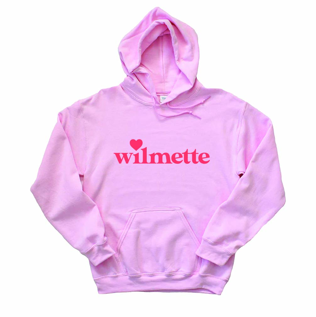 Heart Wilmette ~ Hoodie ~ Club Wilmette