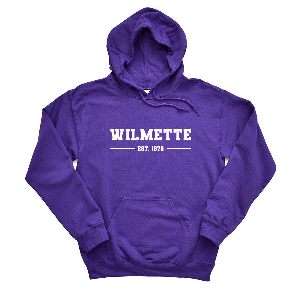 Wilmette Established ~ Hoodie ~ Club Wilmette