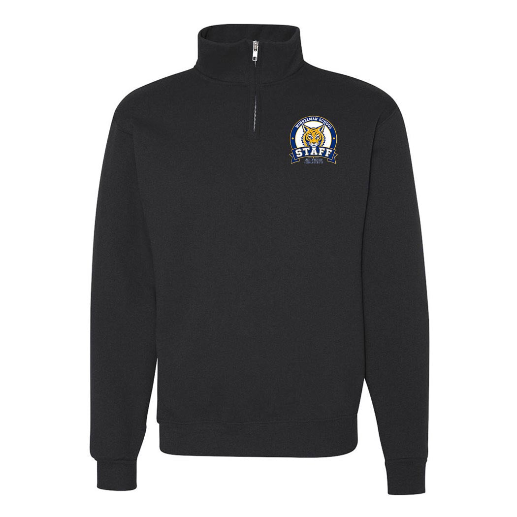 Winkelman Staff Badge ~ Quarter-Zip Sweatshirt ~ Winkelman Elementary School Staff