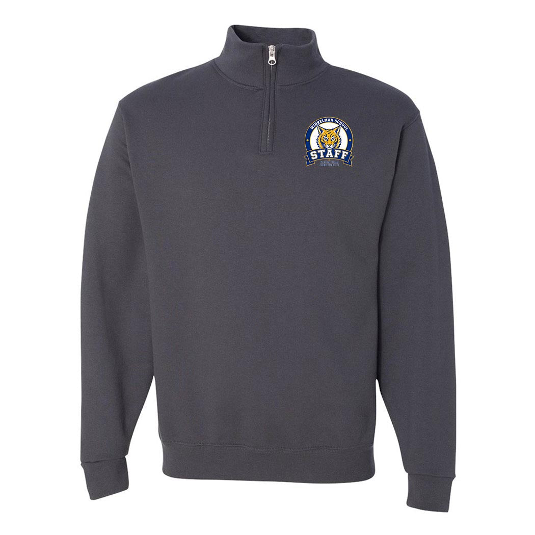 Winkelman Staff Badge ~ Quarter-Zip Sweatshirt ~ Winkelman Elementary School Staff