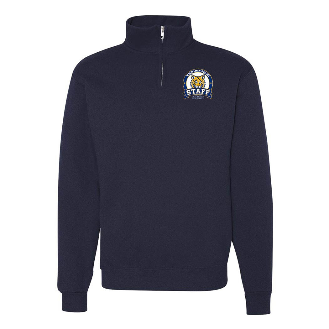 Winkelman Staff Badge ~ Quarter-Zip Sweatshirt ~ Winkelman Elementary School Staff