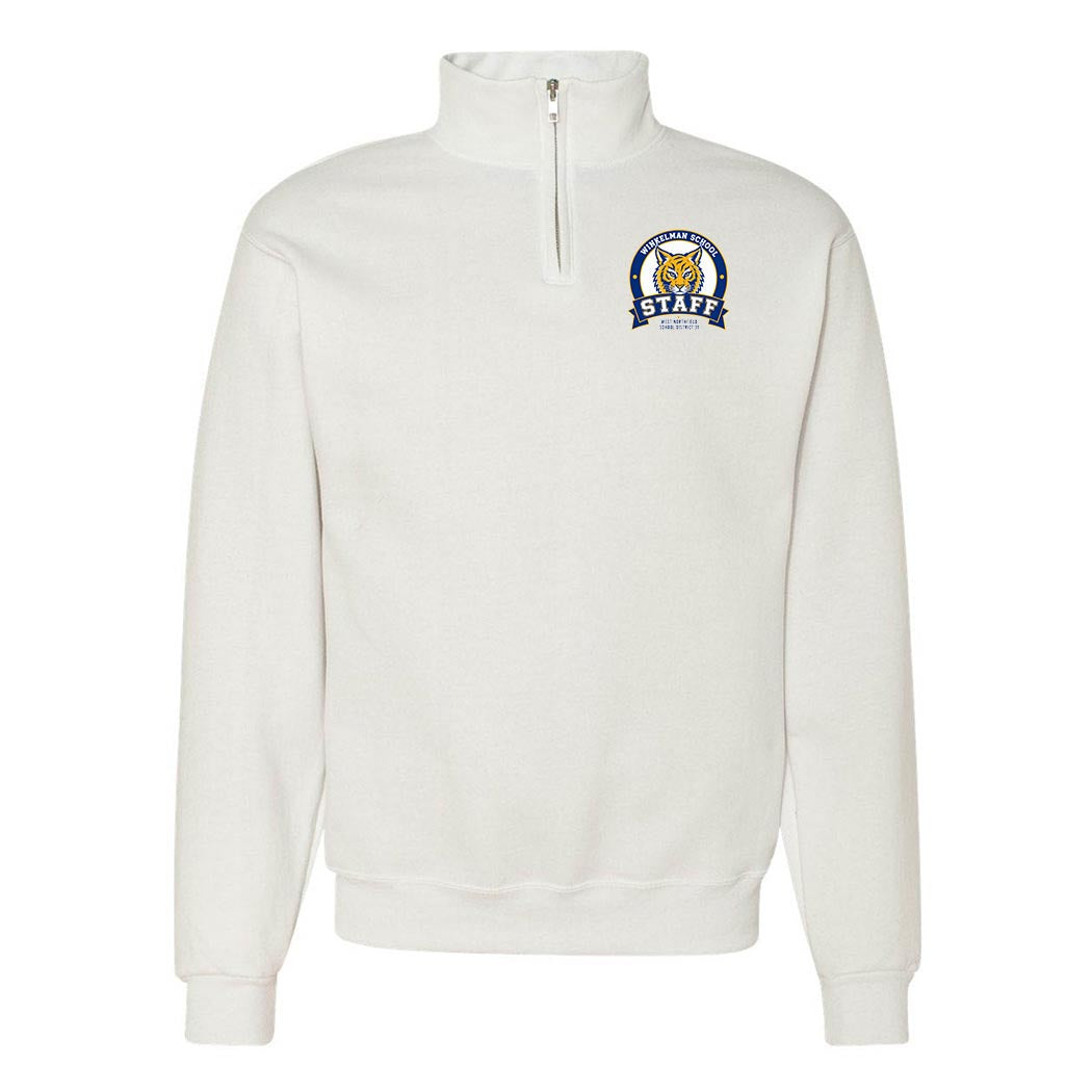 Winkelman Staff Badge ~ Quarter-Zip Sweatshirt ~ Winkelman Elementary School Staff