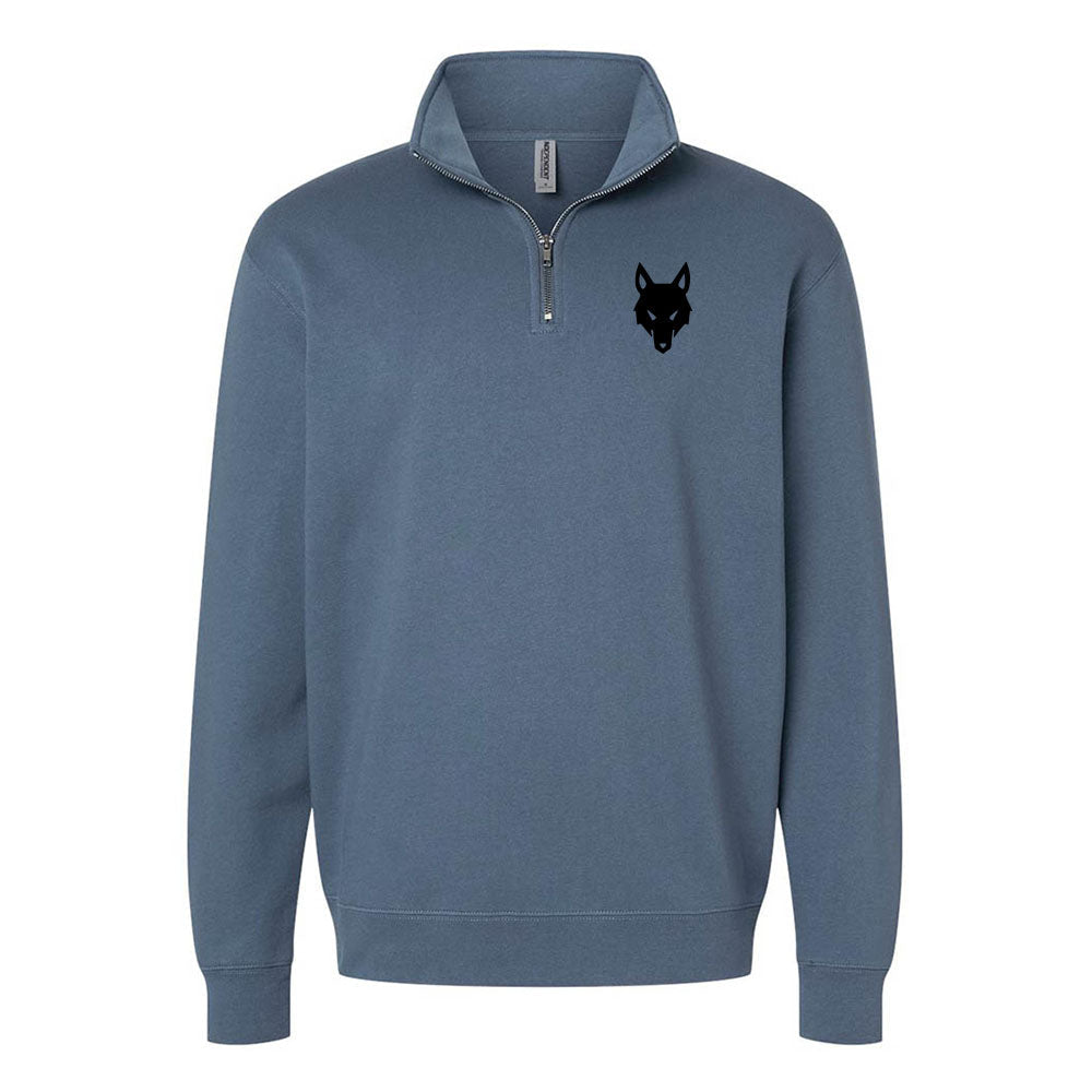 Wolf  ~ Quarter-Zip Sweatshirt ~ Wilmette Junior High School