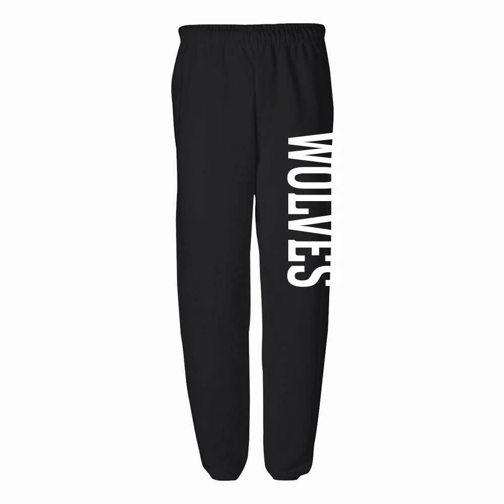 Wolves Mascot Split ~ Sweatpants ~ Wilmette Junior High School
