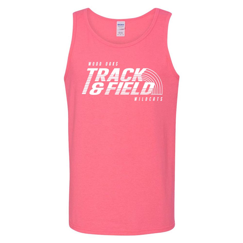 Track & Field ~ Cotton Tank ~ Wood Oaks Athletics