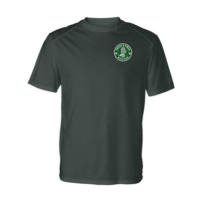 Track & Field Badge ~ Performance T-Shirt ~ Wood Oaks Athletics