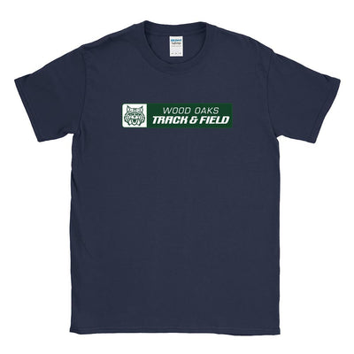 Track & Field Mascot ~ Cotton T-Shirt ~ Wood Oaks Athletics