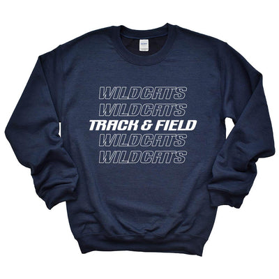 Track & Field ~ Raglan Crewneck Sweatshirt ~ Wood Oaks Athletics