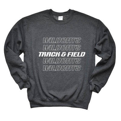 Track & Field ~ Raglan Crewneck Sweatshirt ~ Wood Oaks Athletics