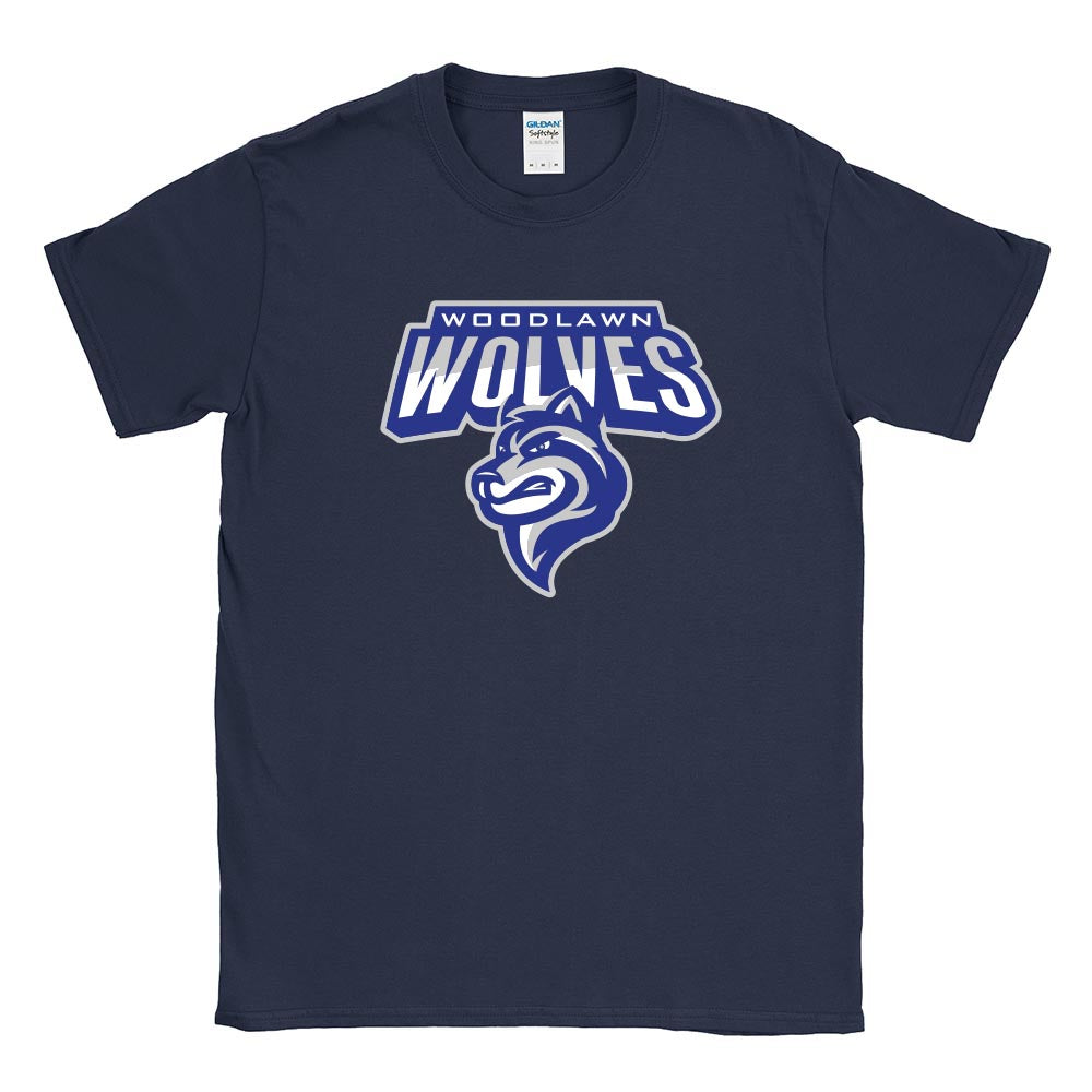 Woodlawn Wolves ~ Cotton T-Shirt ~ Woodlawn Middle School