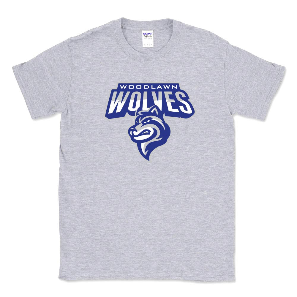 Woodlawn Wolves ~ Cotton T-Shirt ~ Woodlawn Middle School