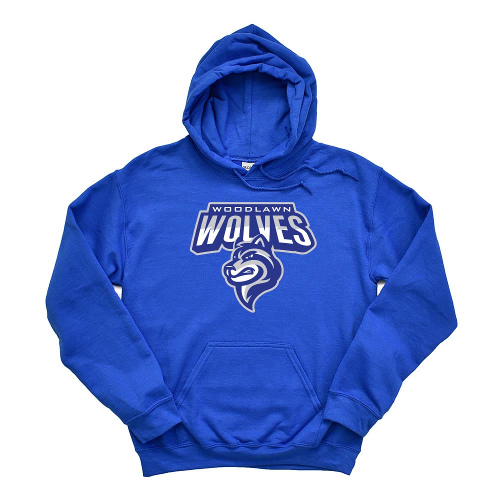 Woodlawn Wolves ~ Hoodie ~ Woodlawn Middle School
