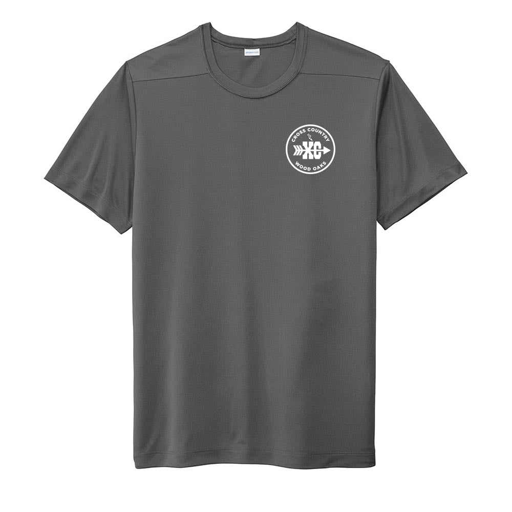 XC Badge ~ Performance Tee ~ Wood Oaks Junior High Athletics