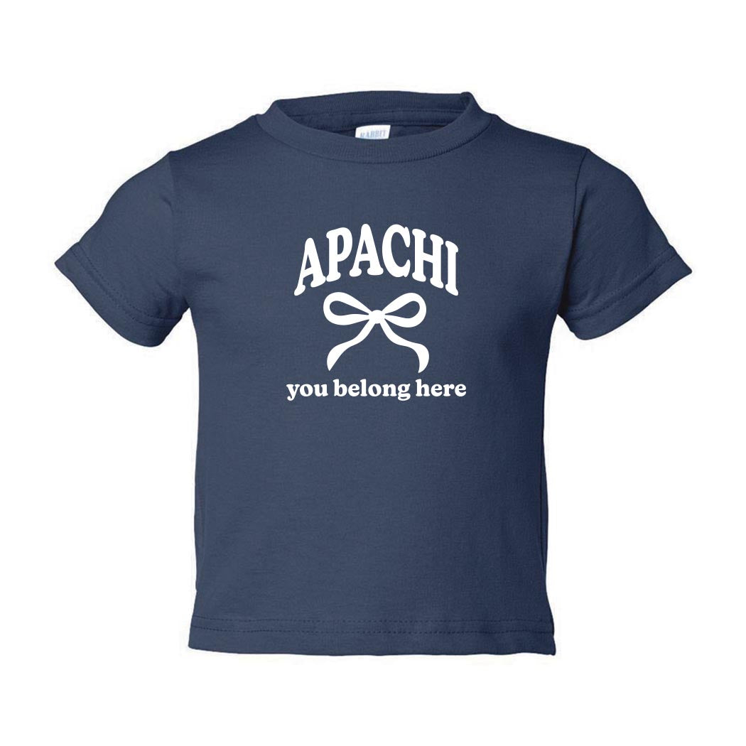 You Belong Here ~ Toddler Jersey T-Shirt ~ Apachi Day Camp