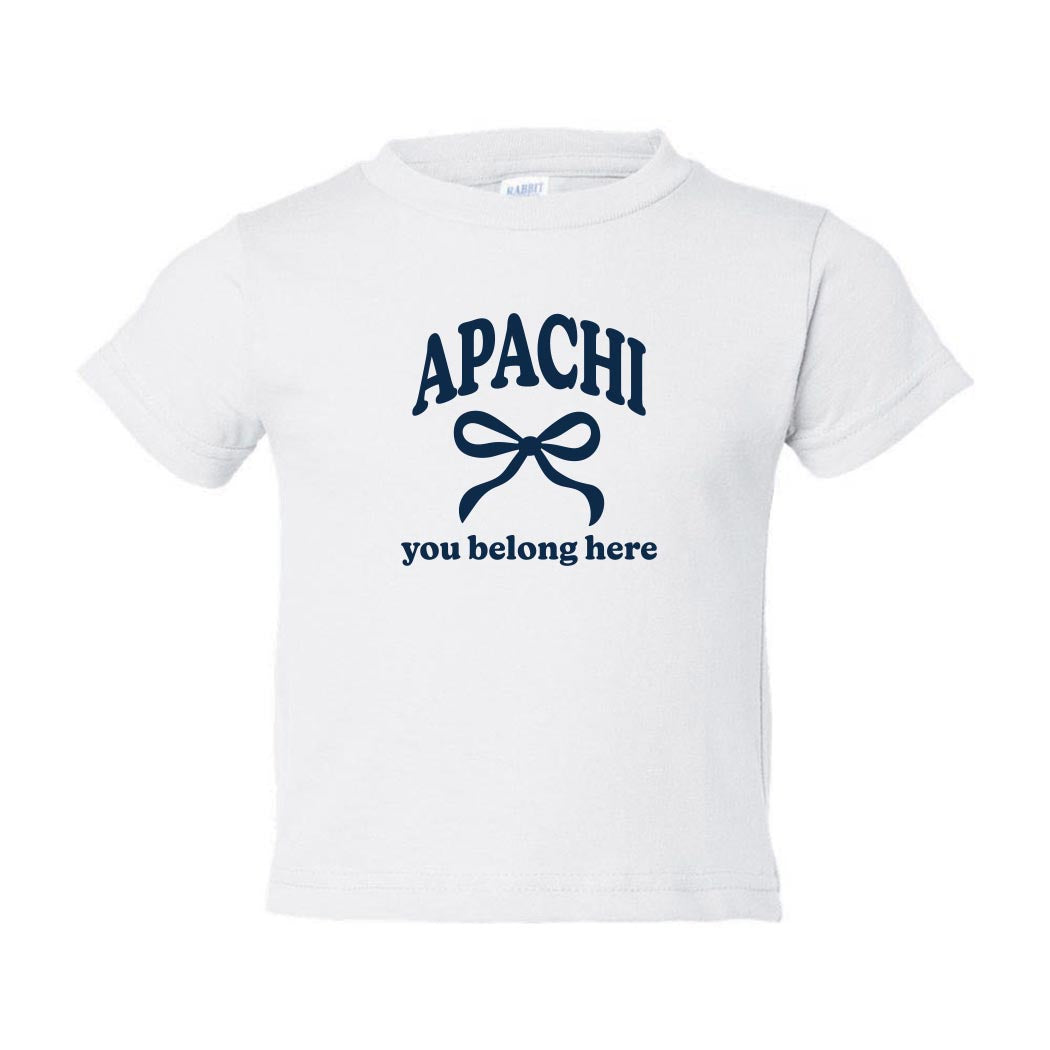You Belong Here ~ Toddler Jersey T-Shirt ~ Apachi Day Camp