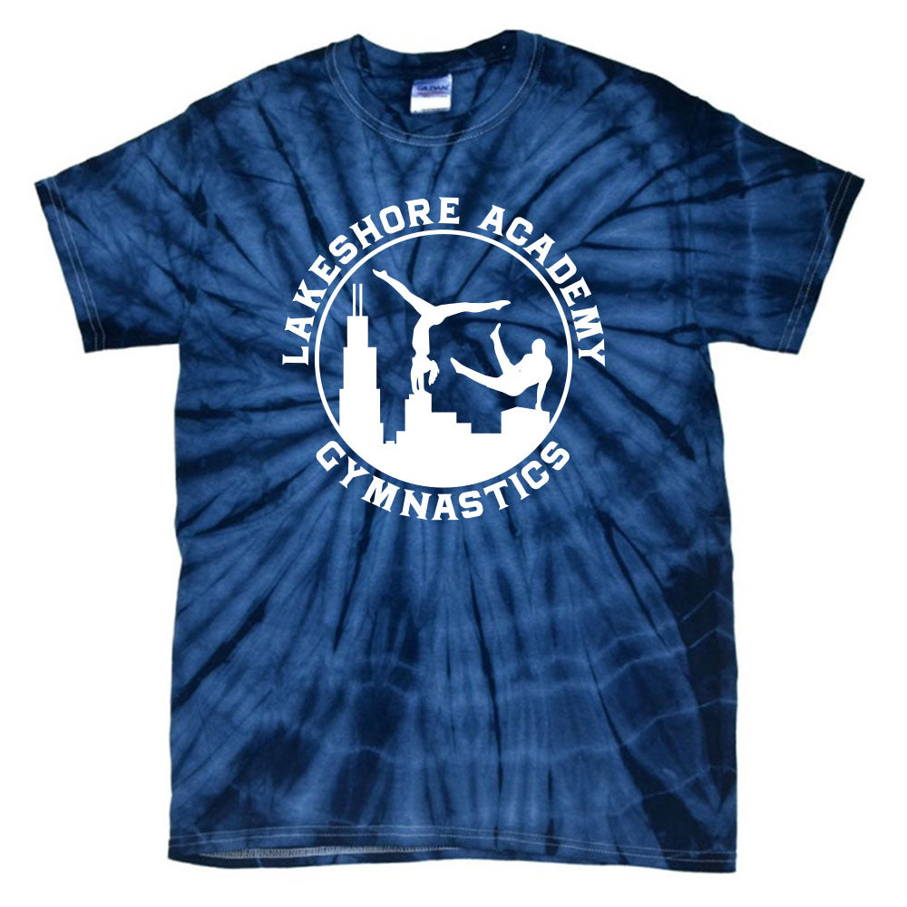 LAKESHORE ACADEMY TIE DYE TEE ~ youth & adult ~ unisex fit