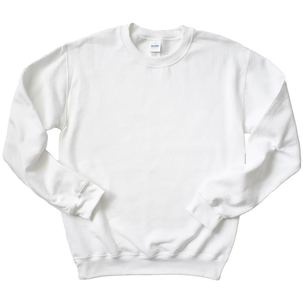 Custom New Trier High School Spirit Wear unisex sweatshirt classic fit white