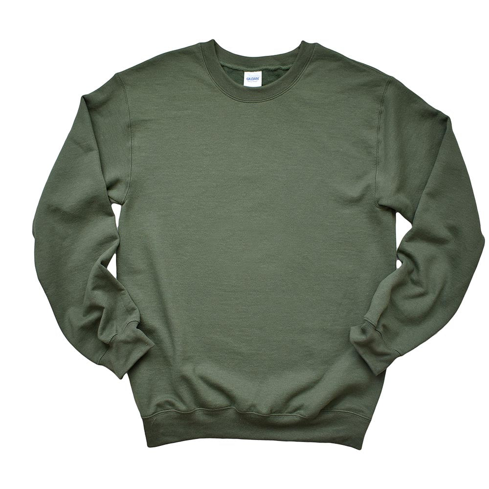 Gildan military green discount sweatshirt