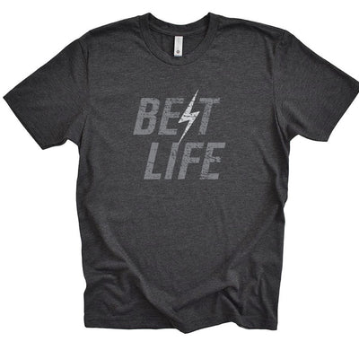 LIGHTNING BOLT BEST LIFE TRIBLEND TEE ~ BEST LIFE ~ youth, women's & unisex ~ classic fit