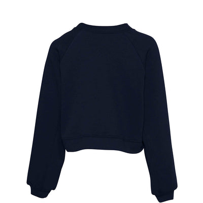 CUSTOM BEST LIFE RAGLAN CROP FLEECE bella + canvas