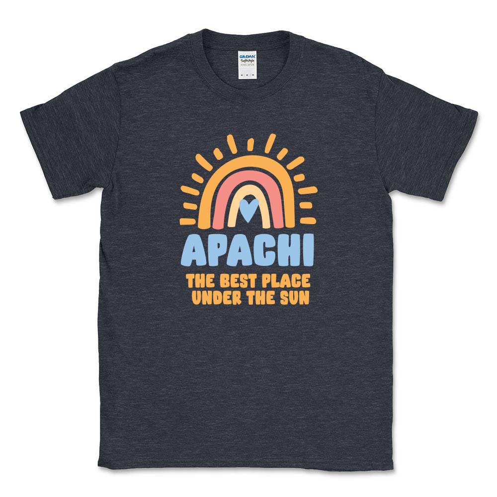 BEST PLACE UNDER THE SUN TEE ~ APACHI DAY CAMP ~ adult ~ classic fit