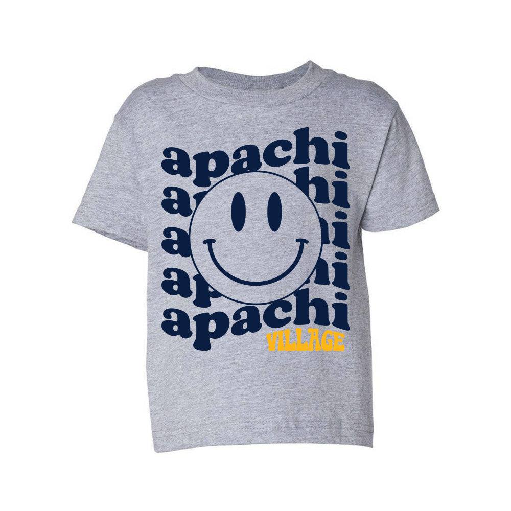 APACHI VILLAGE WAVY SMILEY TEE ~ toddler & youth ~ classic unisex fit