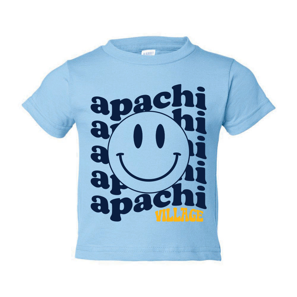 WAVY SMILEY TEE ~ APACHI VILLAGE ~ toddler & youth ~ classic unisex fit