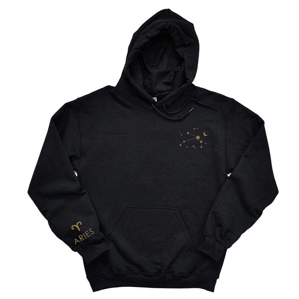 ARIES -  ZODIAC CONSTELLATION<br />  unisex hoodie <br />classic fit