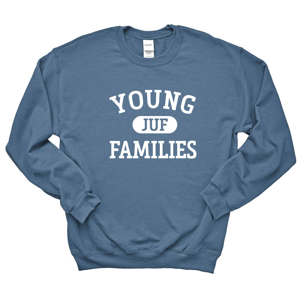 JUF Young Families Crewneck Sweatshirt ~ classic fit