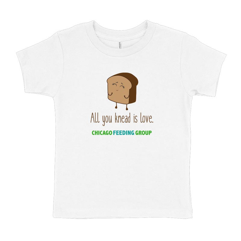 ALL YOU KNEAD IS LOVE  CHICAGO FEEDING GROUP  TODDLER TEE - humanKIND